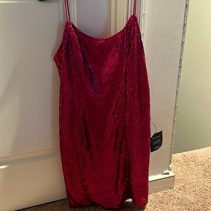 NEW Lulus Pink Sequin Dress Size Large